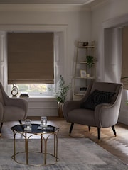Mink Natural Ready Made Blackout Roman Blind Blackout Matte Velvet - Image 3 of 7