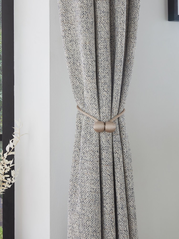 Champagne Magnetic Curtain Tie Backs Set of 2 - Image 1 of 3
