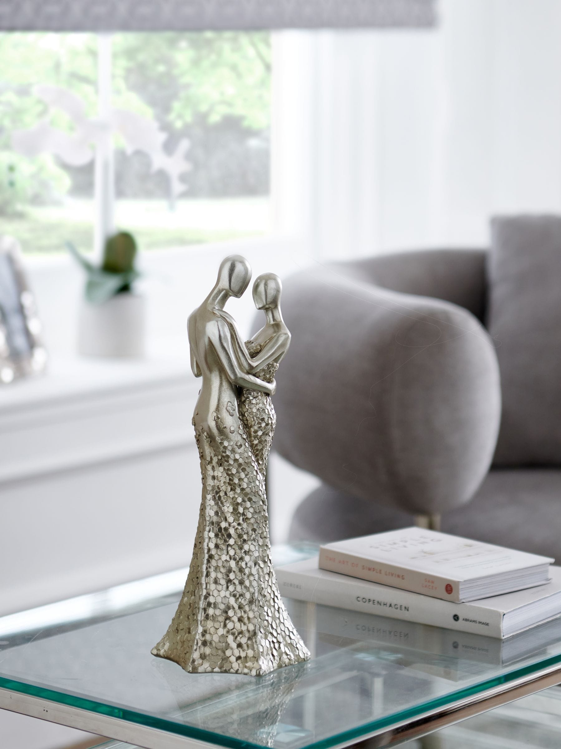 Buy Silver Silver Couple Ornament from Next Luxembourg