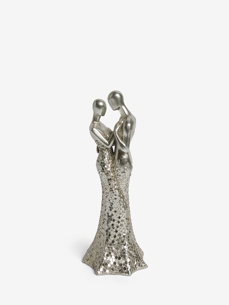 Silver Silver Couple Ornament - Image 2 of 4
