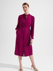 Hobbs Pink Bletchley Dress - Image 1 of 4