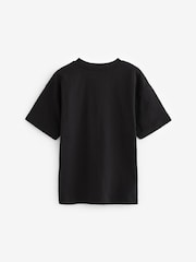 Czarny - Koszulka licencjonowana z motywem Star Wars, w 100% z bawełny (3–16 lat) - Obraz 2 z 3