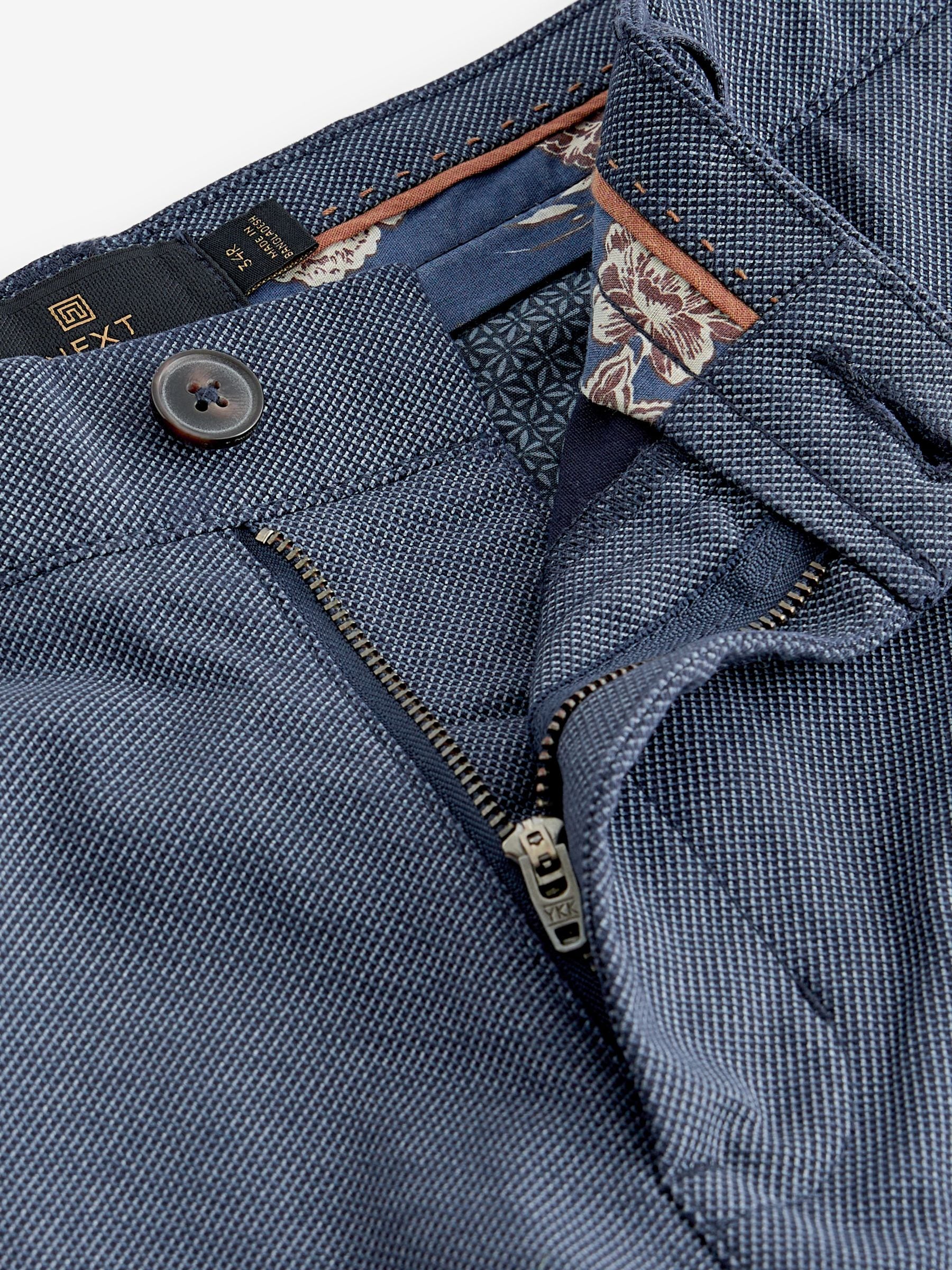 Buy Navy Texture Woven Belted Textured Shorts from Next USA