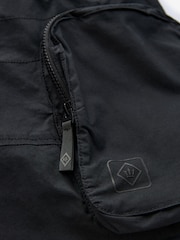 Black Multi Pocket Cargo Shorts - Image 8 of 9