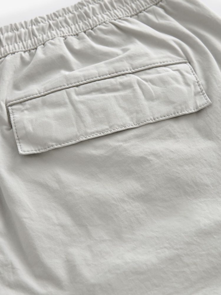 Grey Multi Pocket Cargo Shorts - Image 11 of 11