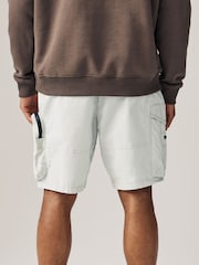 Grey Multi Pocket Cargo Shorts - Image 3 of 11