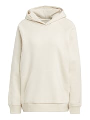 adidas Cream Sportswear All Szn Fleece Boyfriend Hoodie - Image 6 of 6