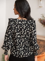 Pour Moi Black Maggie Blouse - Image 3 of 5