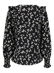 Pour Moi Black Maggie Blouse - Image 5 of 5