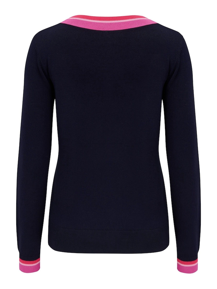 Pour Moi Rosalie Pullover mit V-Ausschnitt - Bild 5 von 5