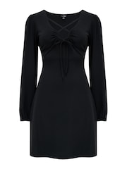 Pour Moi Black Bianca Cut Out Dress - Image 4 of 5