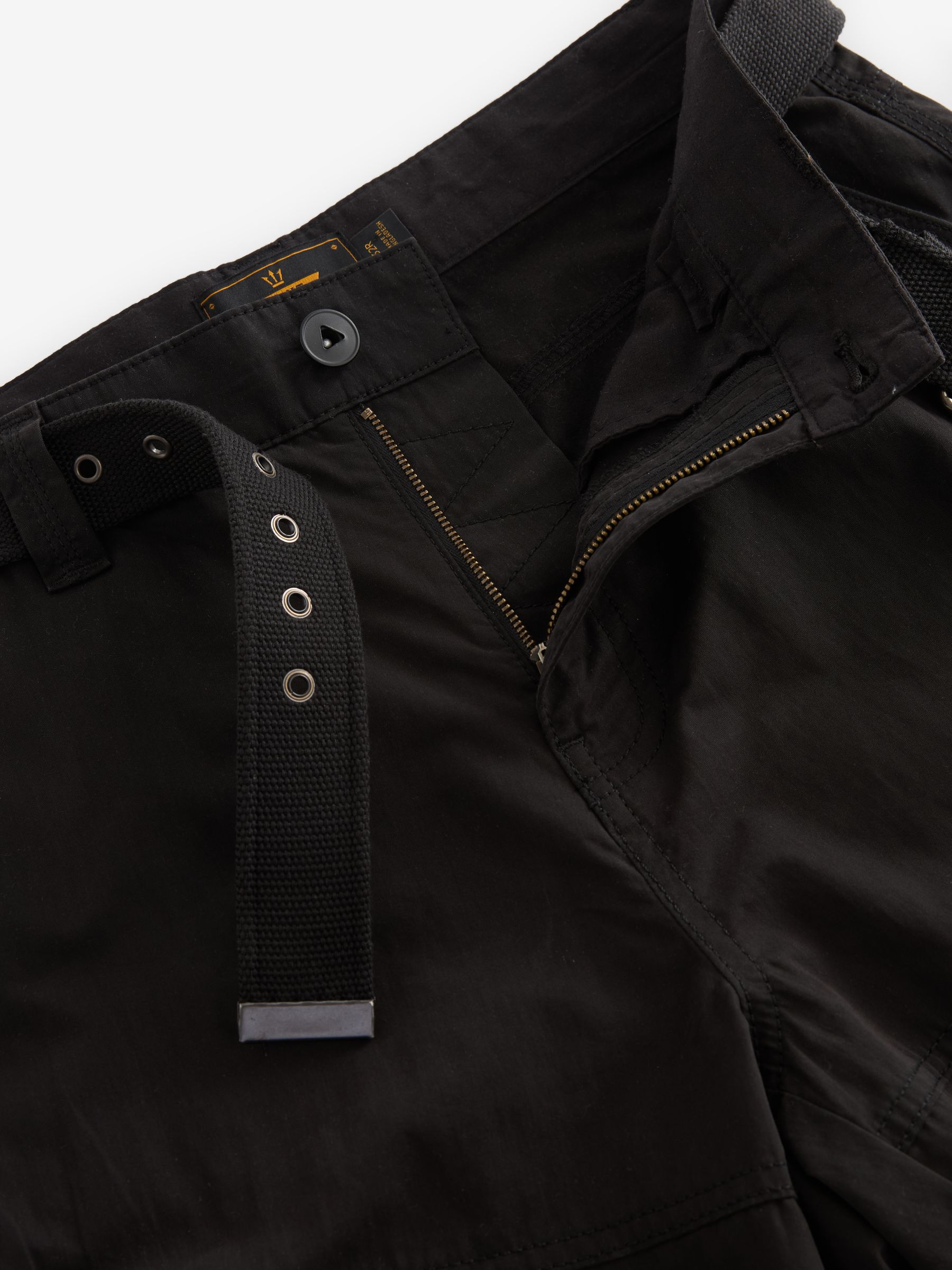 売れ筋がひ贈り物！ Buy Black Long Length Belted Cargo Shorts from Next USA トップス