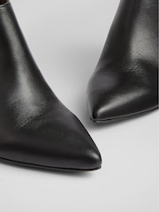 LK Bennett Black Leather Elle Boots - Image 4 of 4