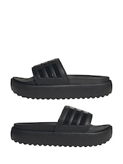 Черный - adidas Adilette Sanals - Изображение 4 из 9