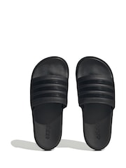 Черный - adidas Adilette Sanals - Изображение 6 из 9