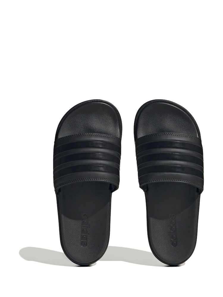 adidas Black Foam RNR Ventilated Slide Sandals Buy adidas Black Adilette Sandals from Next USA main image 2