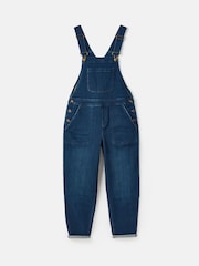 Joules Rampling Blue Denim Dungarees - Image 1 of 1