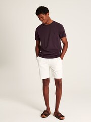 Joules Denton Purple Plain Jersey T-Shirt - Image 3 of 5