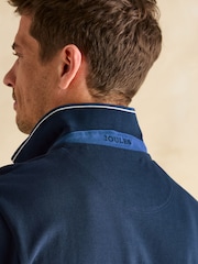 Joules Woody Navy Blue Cotton Pique Polo Shirt - Image 5 of 6