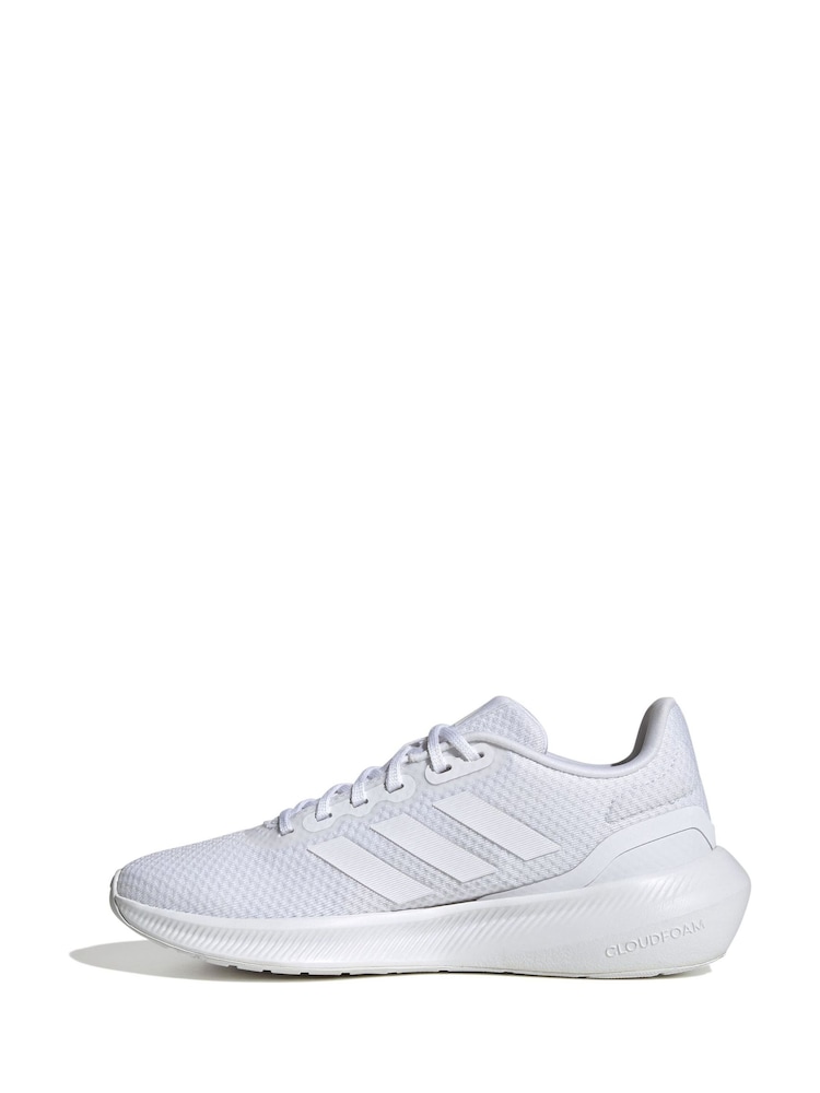 adidas White Runfalcon 3.0 Trainers - Image 2 of 9