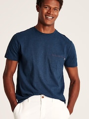 Joules Flynn Blue Graphic Tee-Graphic Jersey T-Shirt - Image 1 of 6