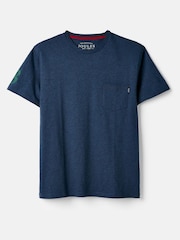 Joules Flynn Blue Graphic Tee-Graphic Jersey T-Shirt - Image 6 of 6