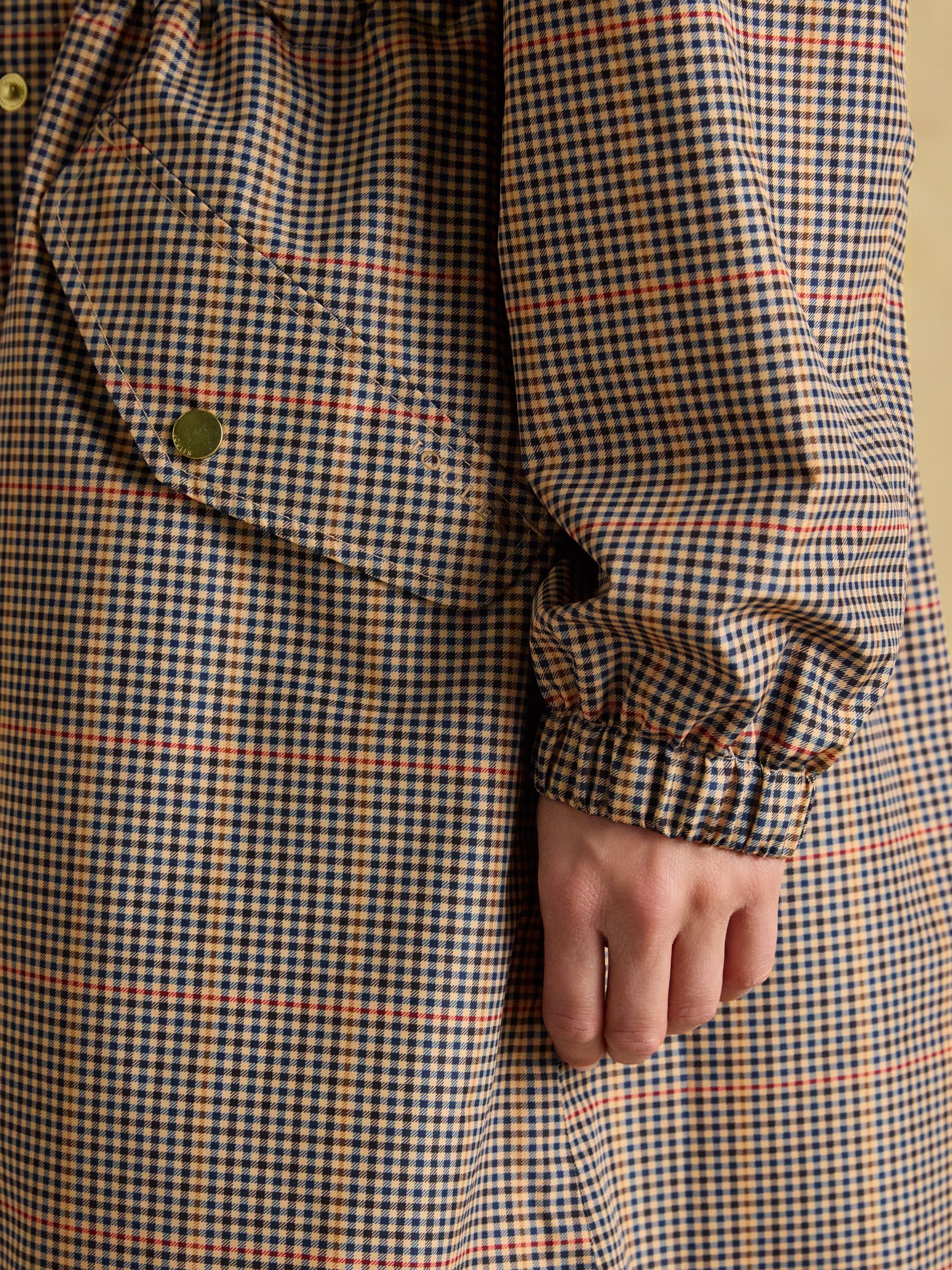 Checked raincoat store