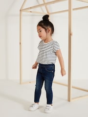 Denim Dark Wash Super Skinny Fit Jeggings (3mths-7yrs) - Image 1 of 5