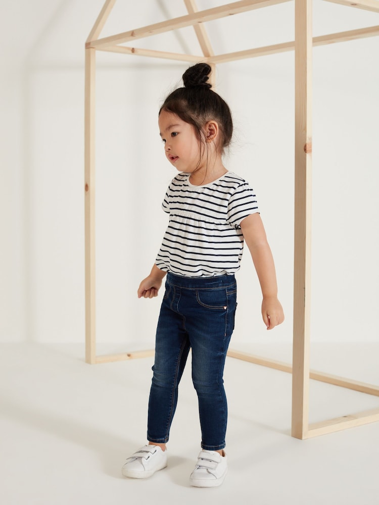 Denim Dark Wash Super Skinny Fit Jeggings (3mths-7yrs) - Image 1 of 5