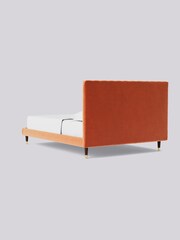 Swoon Easy Velvet Burnt Orange Porlock Bed - Image 5 of 8