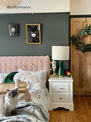 Swoon Easy Velvet Burnt Orange Porlock Bed - Image 7 of 8