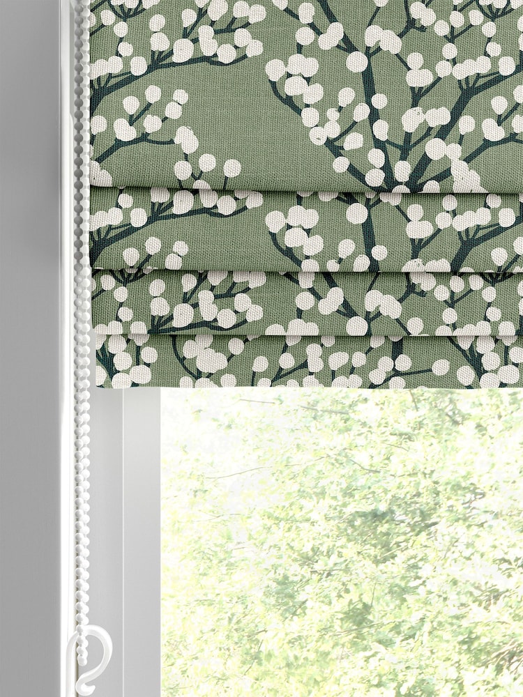 Green Grove Made To Measure Roman 100% Cotton Blind - Image 2 of 6
