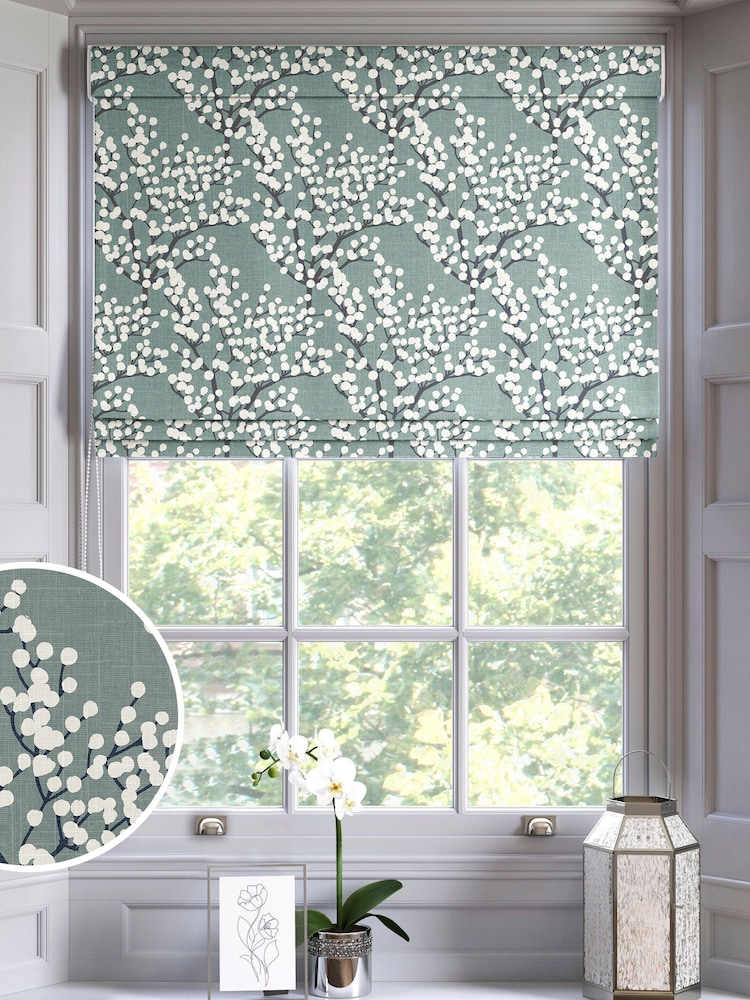 Blue Grove Made To Measure Roman 100% Cotton Blind - Image 1 of 6