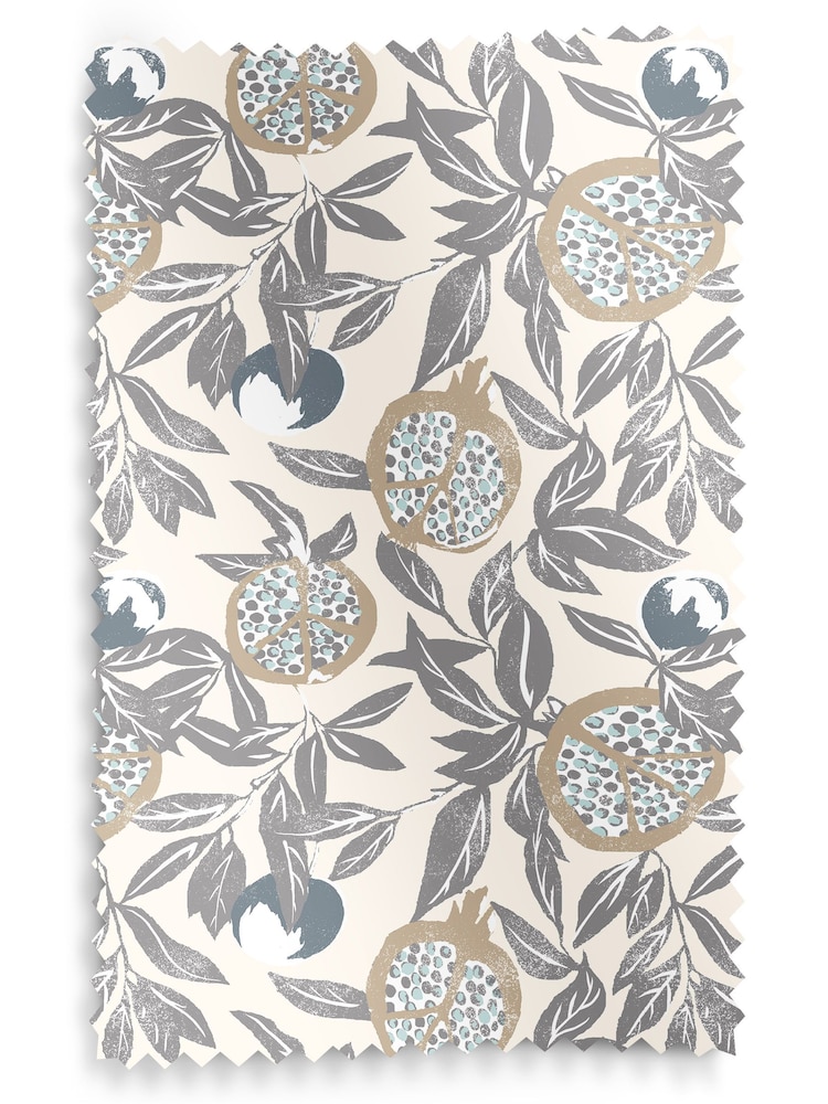 Grey Halo Made To Measure Roman 100% Cotton Blind - Image 5 of 5