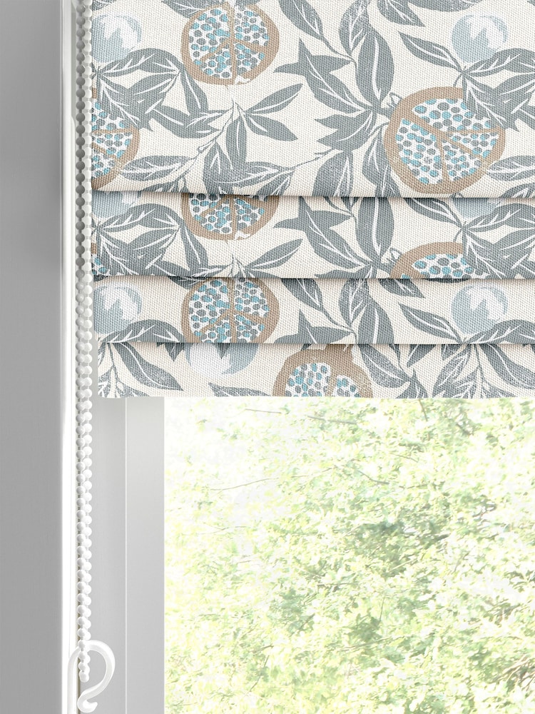 Green Halo Made To Measure Roman 100% Cotton Blind - Image 2 of 6