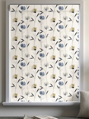 Blue Hetty Made To Measure Roman 100% Cotton Blind - Image 5 of 6