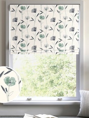 Green Hetty Made To Measure Roman 100% Cotton Blind - Image 1 of 6