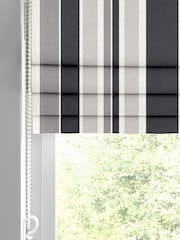 Black Huddson Made To Measure Roman 100% Cotton Blind - Image 2 of 6