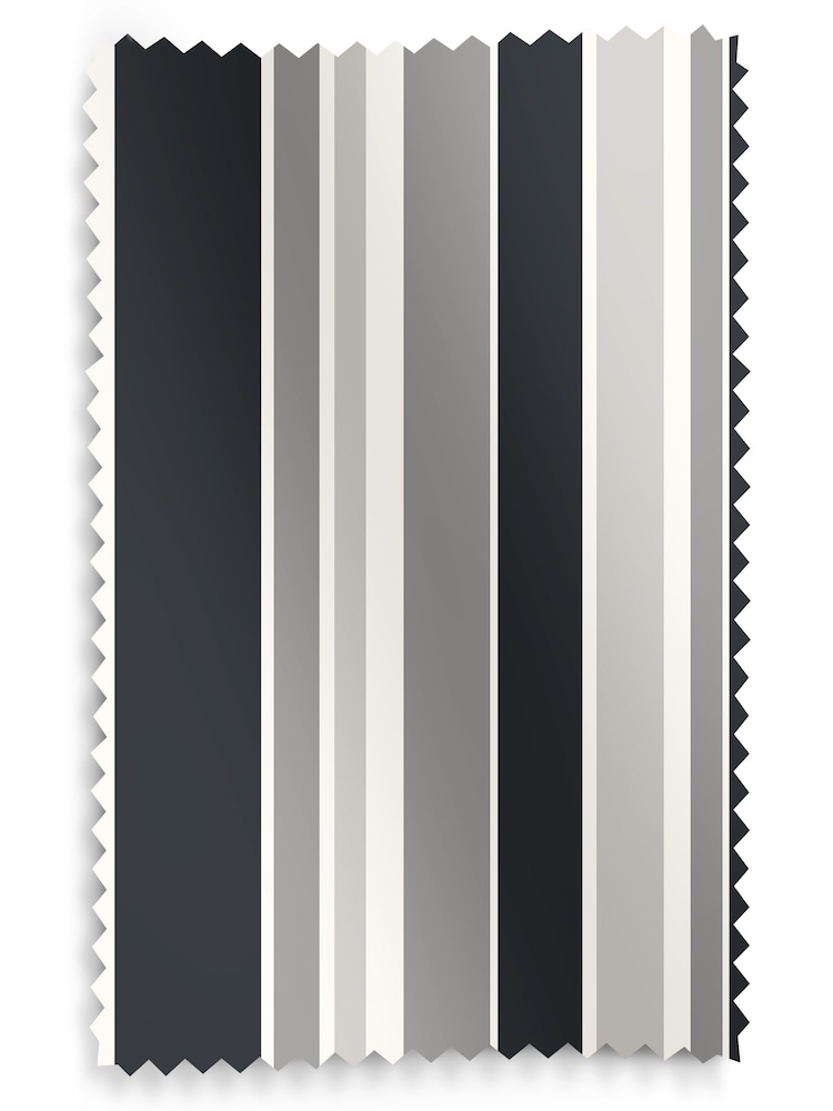 Black Huddson Made To Measure Roman 100% Cotton Blind - Image 5 of 5