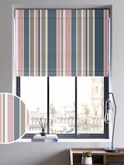 Pink Huddson Made To Measure Roman 100% Cotton Blind - Image 1 of 6