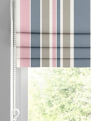 Pink Huddson Made To Measure Roman 100% Cotton Blind - Image 2 of 6