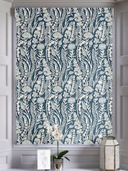 Blue Jarrod Made To Measure Roman 100% Cotton Blind - Image 5 of 6