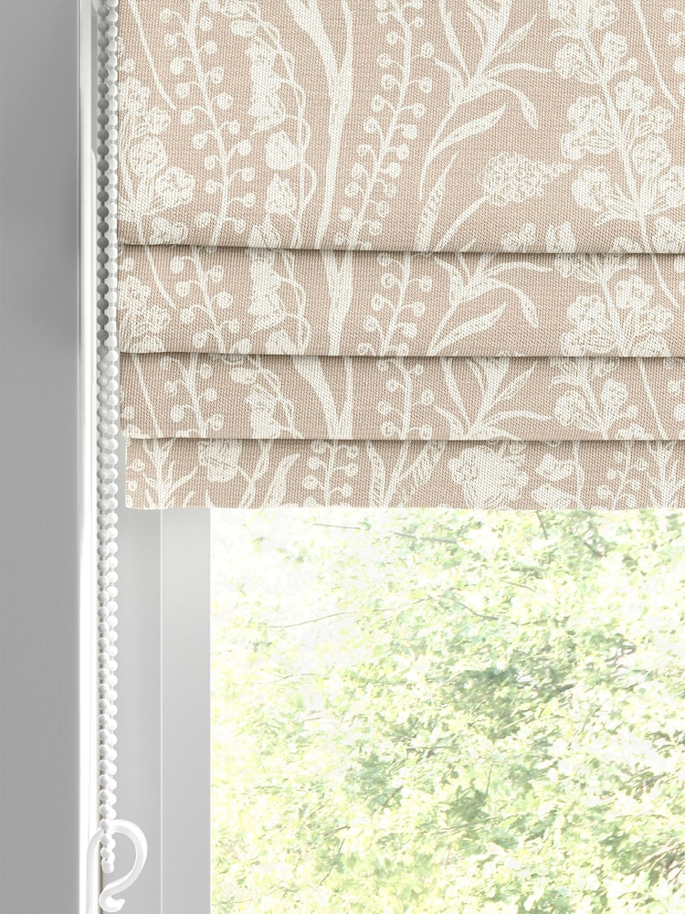 Cream Jarrod Made To Measure Roman 100% Cotton Blinds - Image 2 of 6