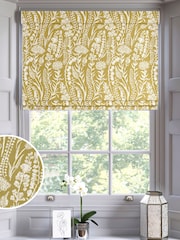 Yellow Jarrod Made To Measure Roman 100% Cotton Blinds - Image 1 of 6