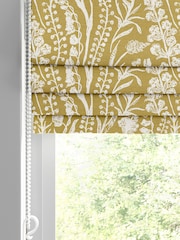 Yellow Jarrod Made To Measure Roman 100% Cotton Blinds - Image 2 of 6