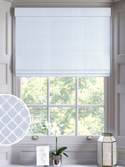 Blue Kyoto Made To Measure Roman Blind - Image 1 of 6