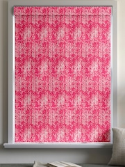 Pink Leaf Print Made to Measure Roman Blind - Image 5 of 6