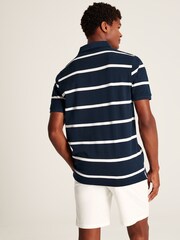 Joules Filbert Navy/White Striped Polo Shirt - Image 2 of 6