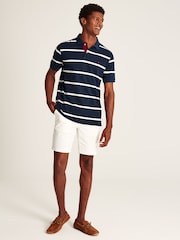 Joules Filbert Navy/White Striped Polo Shirt - Image 3 of 6