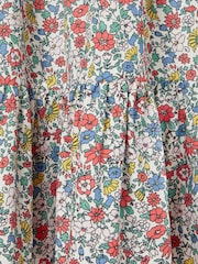 Joules Isabella White Tiered Woven Dress - Image 6 of 6